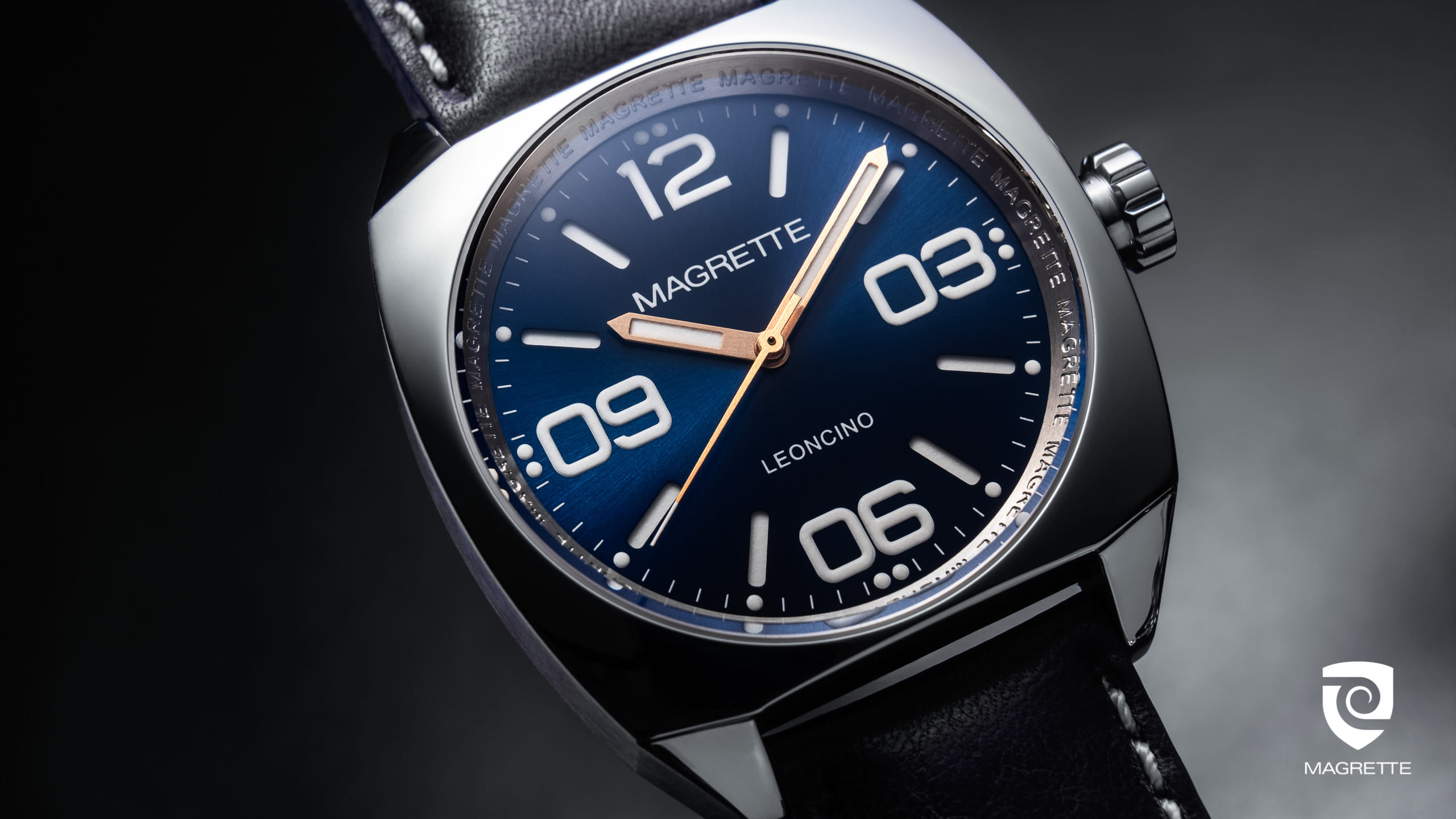 Magrette Timepeices -  leoncino kaha dial 
