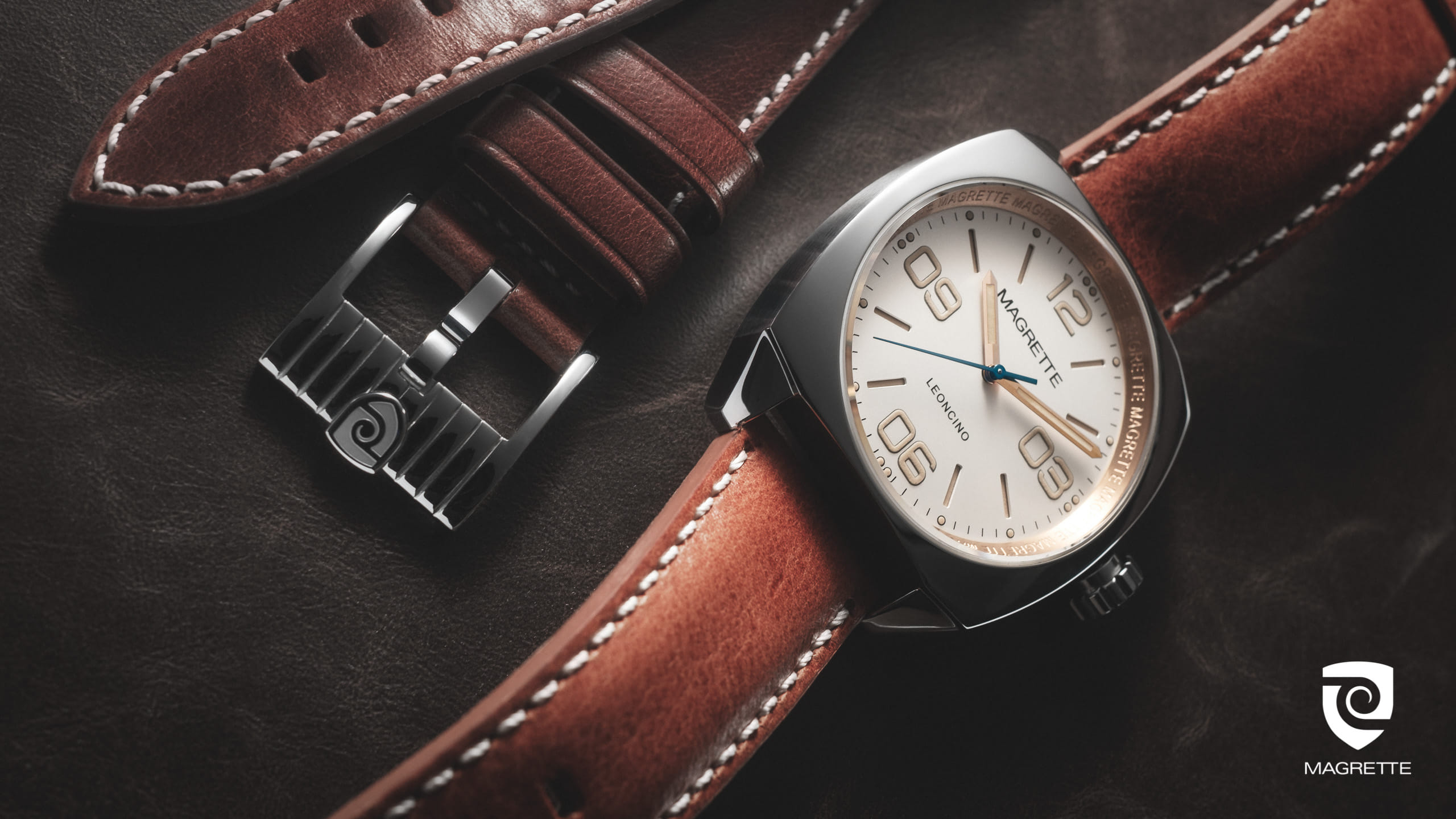 Magrette Timepeices -  leoncino white