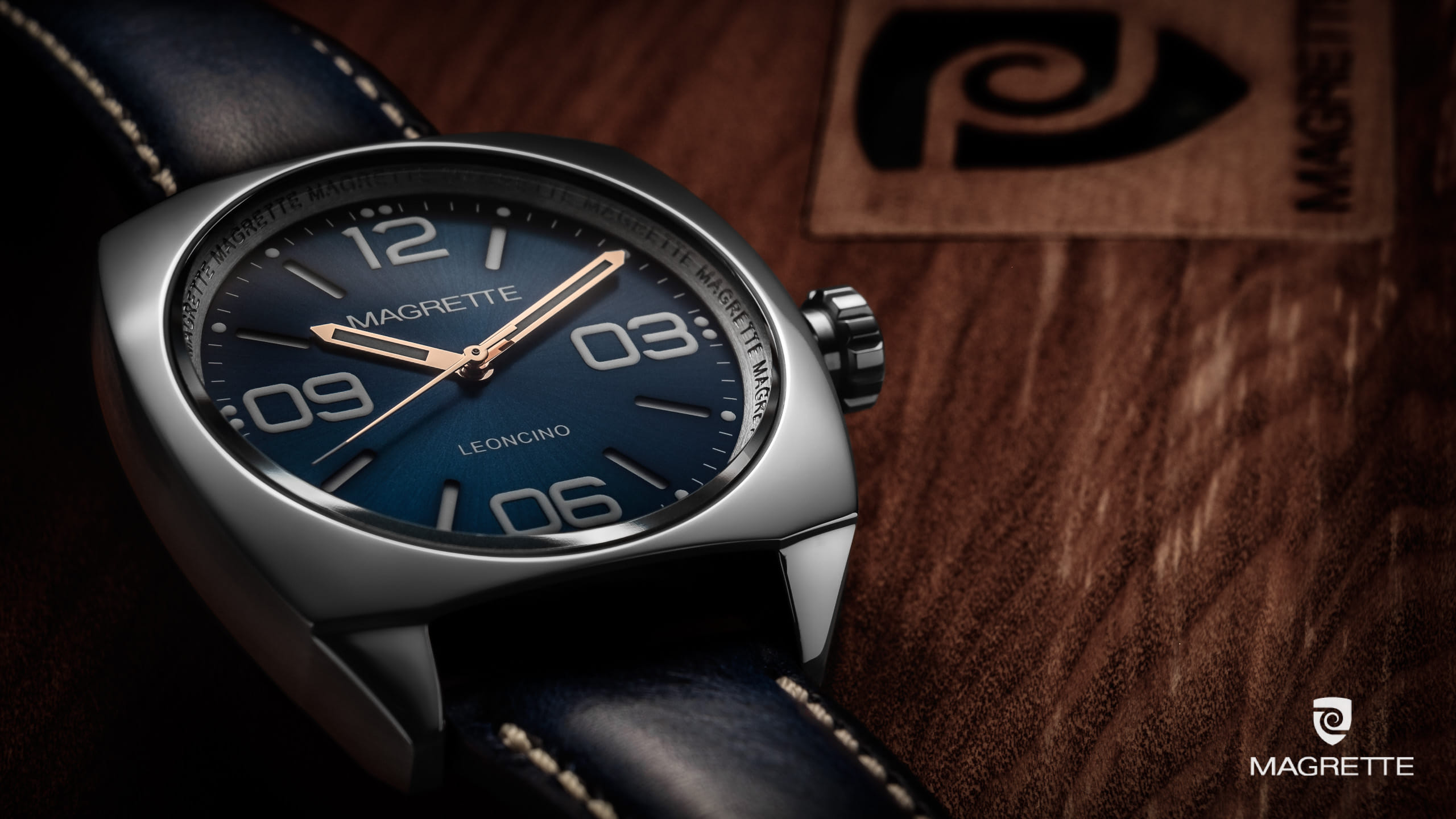 Magrette Timepeices -  leoncino 10Y OxfordBlue 