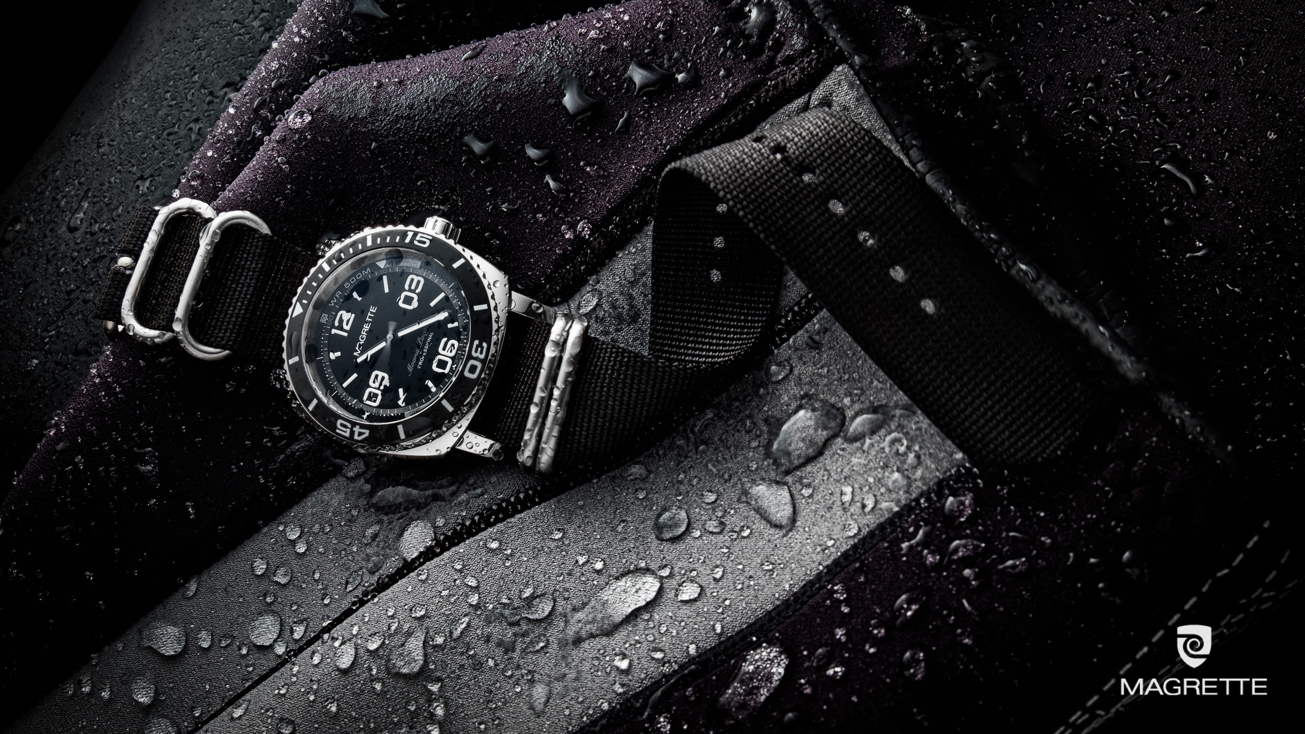 Magrette Timepeices -  moanapacific black wet2