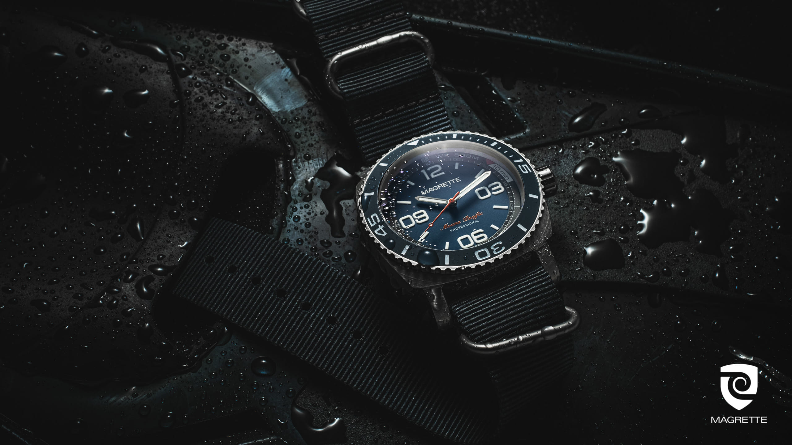 Magrette Timepeices -  mpp titanium wet 
