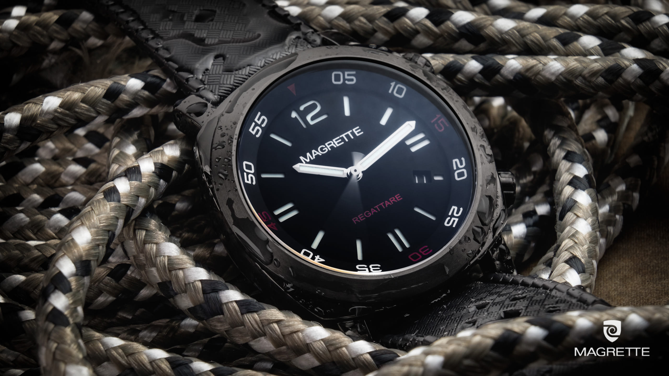 Magrette Timepeices -  regattare11PVD rope 