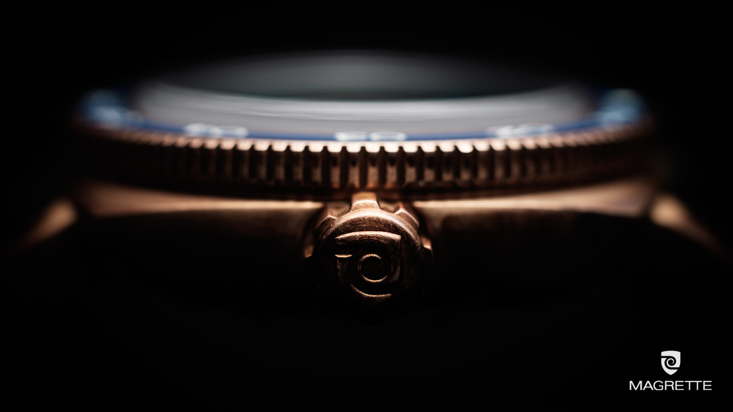 Magrette Timepeices -  waterman bronze profile